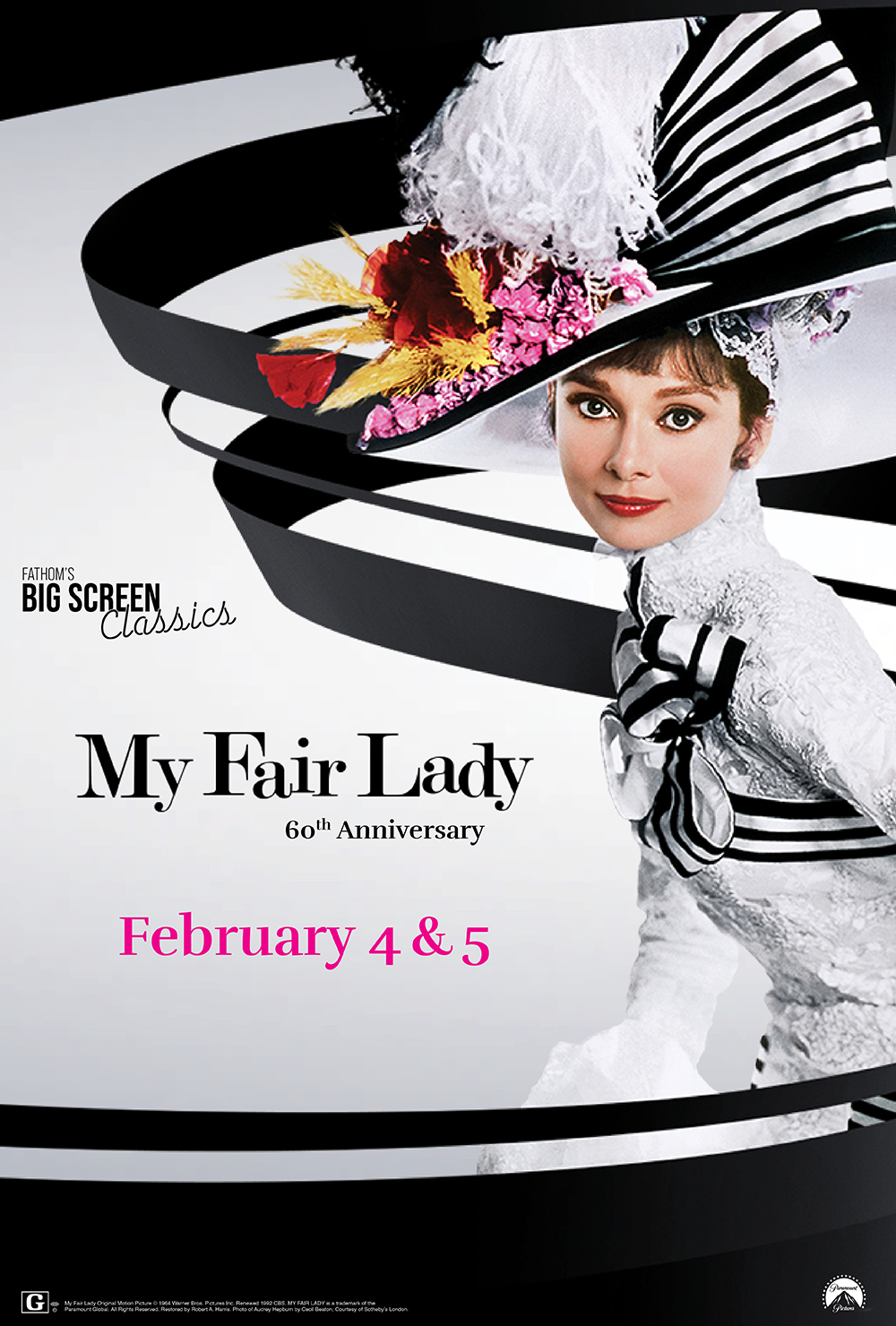 Fathom Events & Paramount Pictures Salute 60 Years of ‘My Fair Lady,’ Bringing it Back to Theaters Nationwide on February 4th and 5th