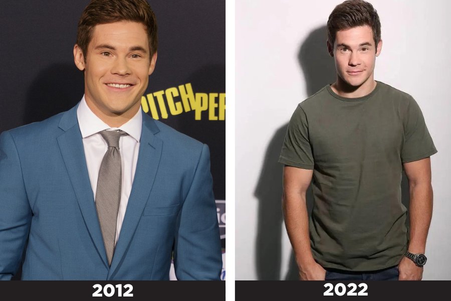 Blog - Pitch Perfect - Adam DeVine then-and-now images